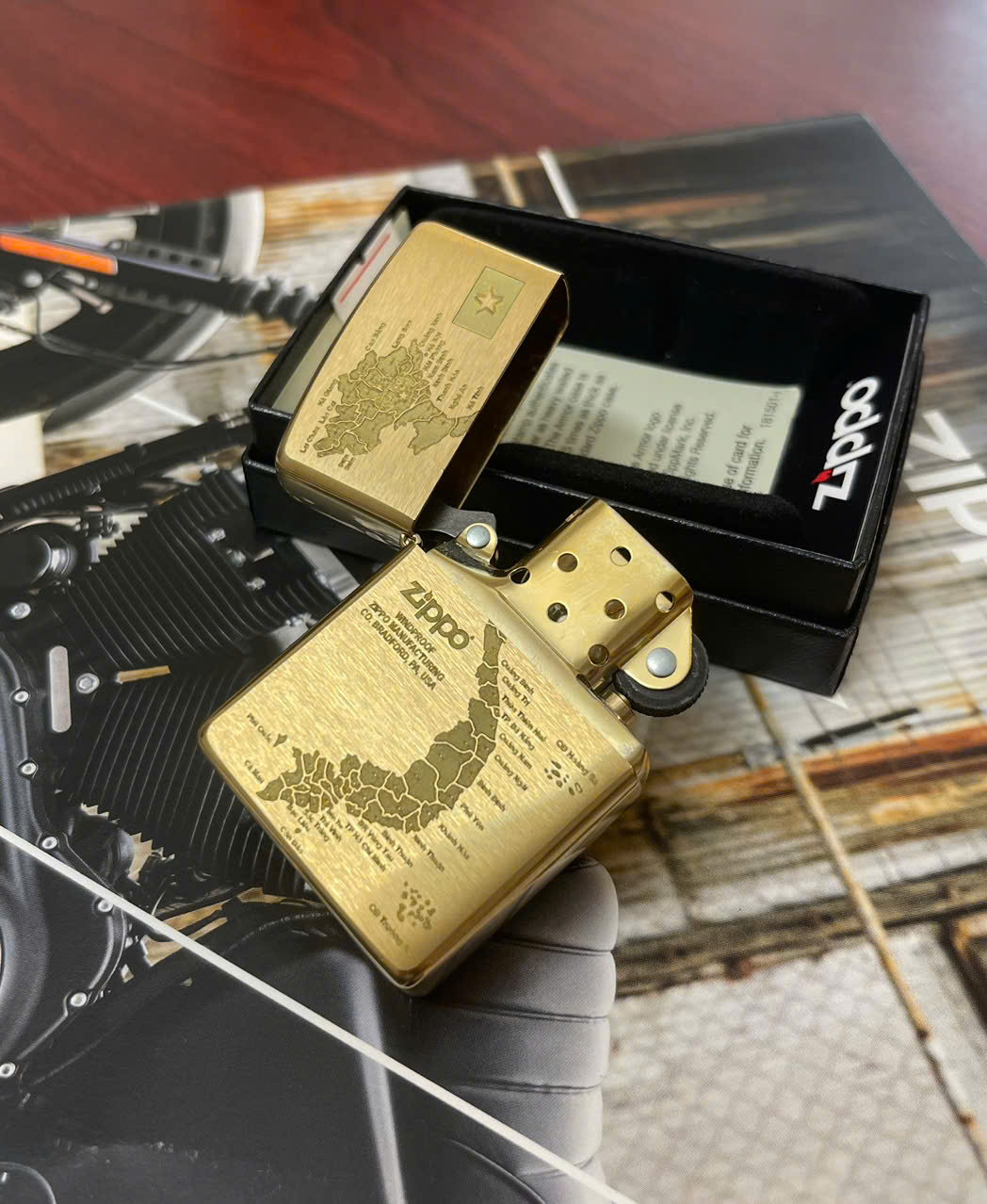 thay đá zippo