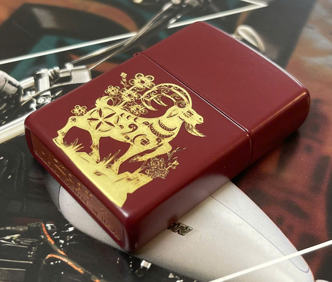 Những loại bật lửa zippo 12 con giáp được yêu thích nhất 20 bat lua zippo 12 con giap 8