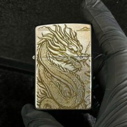 Bật lửa zippo khắc hình rồng mẫu khắc zippo9999