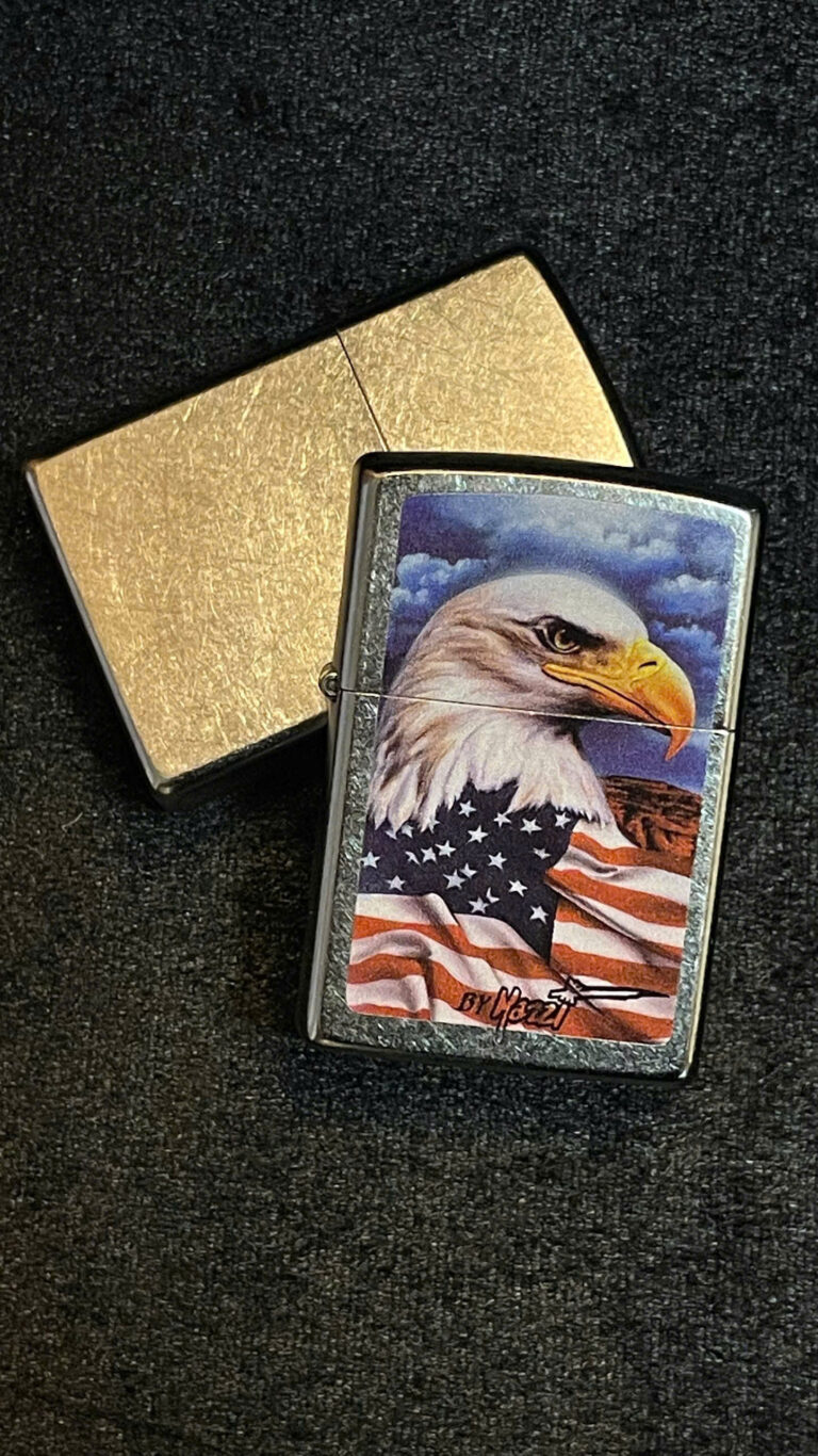 Bật lửa Zippo đại bàng cờ Mỹ (3)