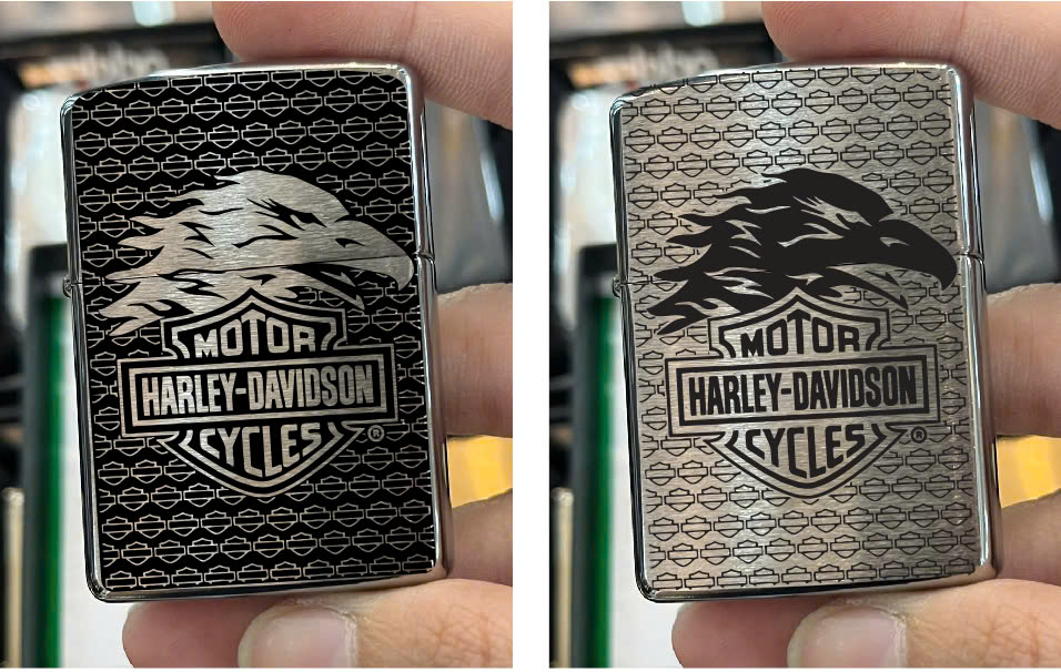 Công nghệ khắc trên nền bật lửa zippo đồng thau nguyên khối 27 bat lua zippo dong thau nguyen khoi 27