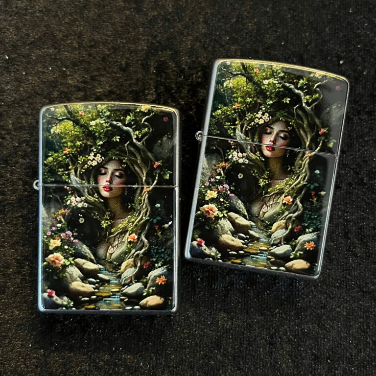 bật lửa zippo chủ đề họa tiết mẹ thiên nhiên (2)