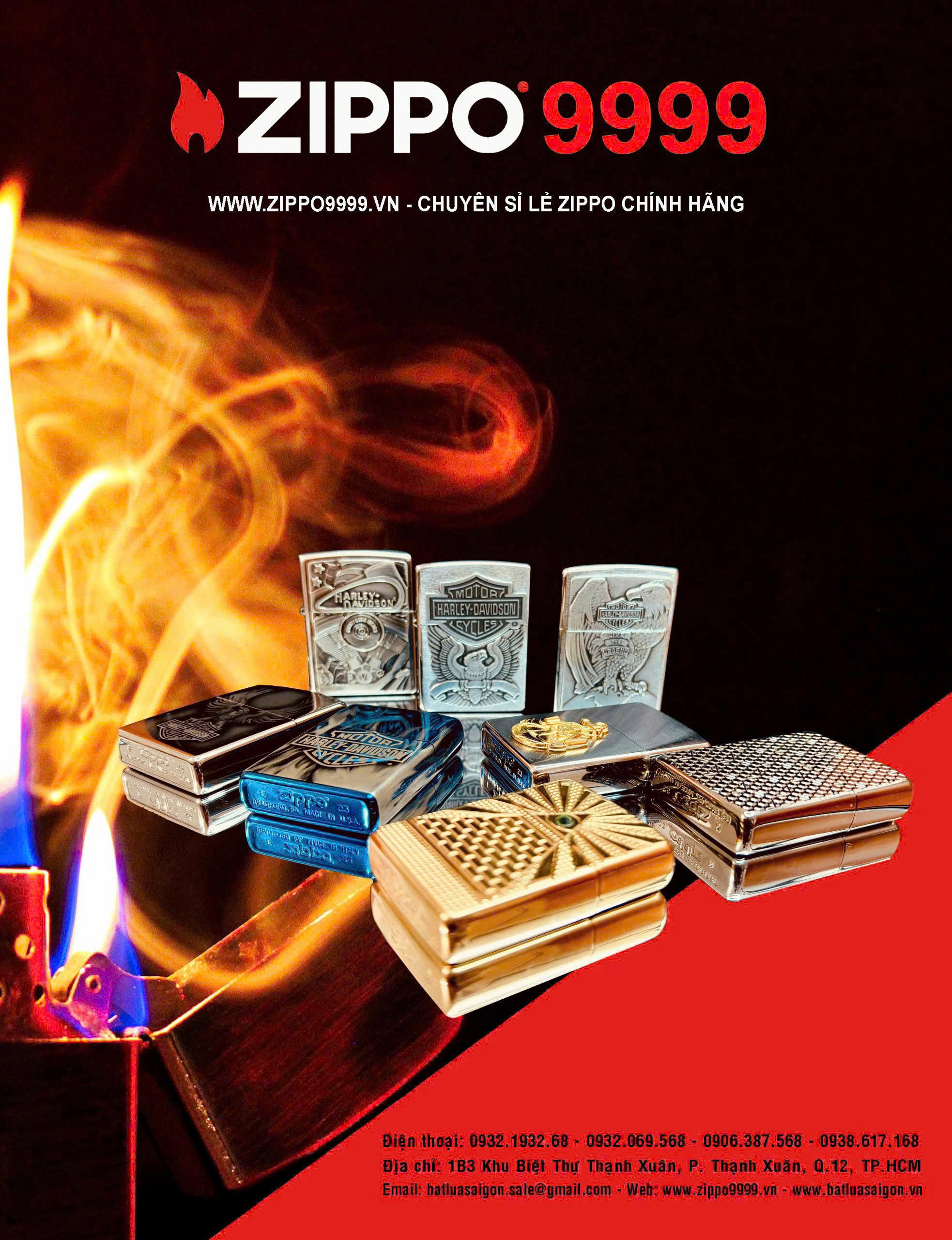 bat lua zippo slim chinh hang 1