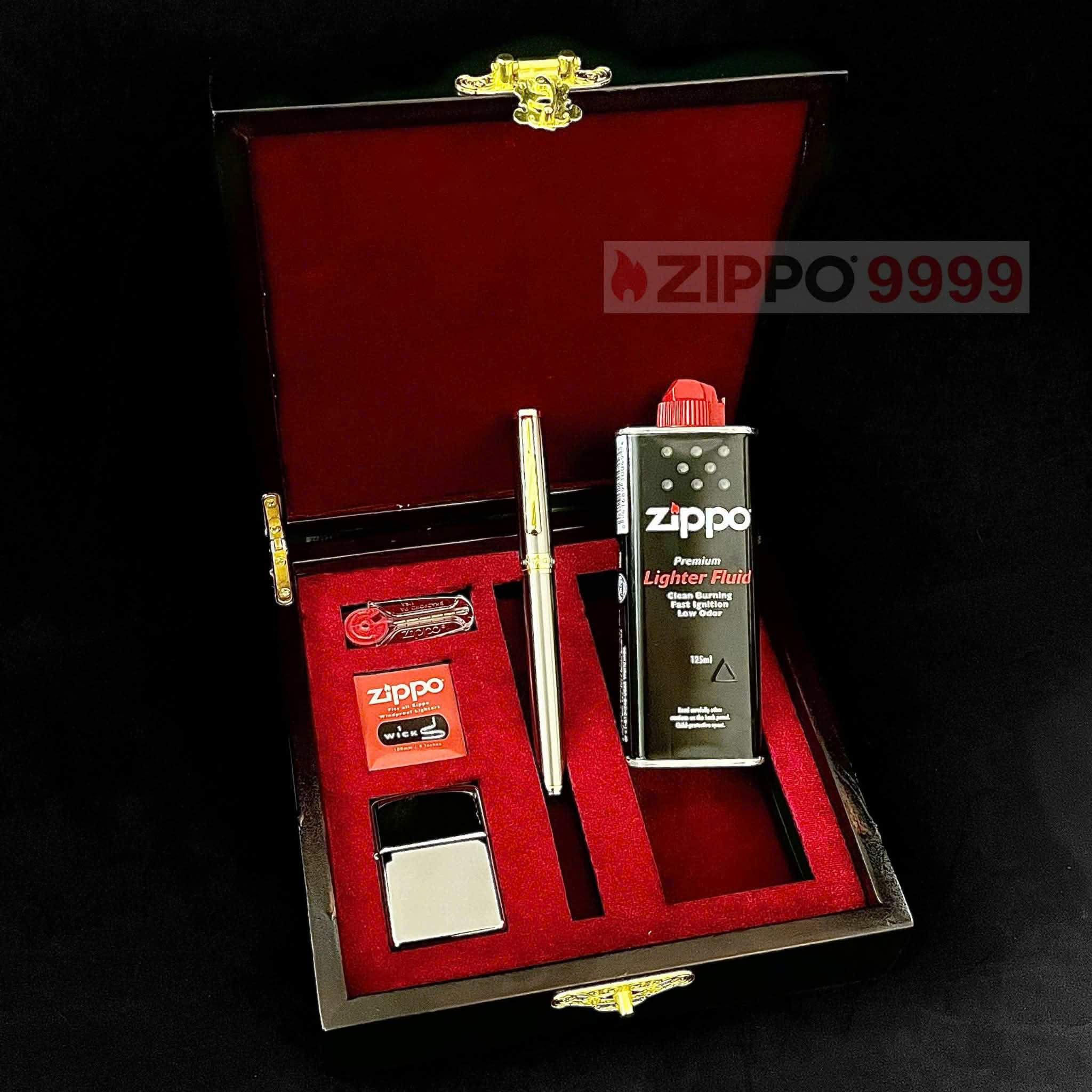 Hộp quà zippo: Các loại phụ kiện đi kèm khi mua 17 cc1495f4448bcbd5929a