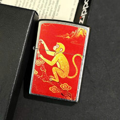 Bật lửa zippo in chủ đề 12 con giáp mẫu con thân mẫu in zippo9999