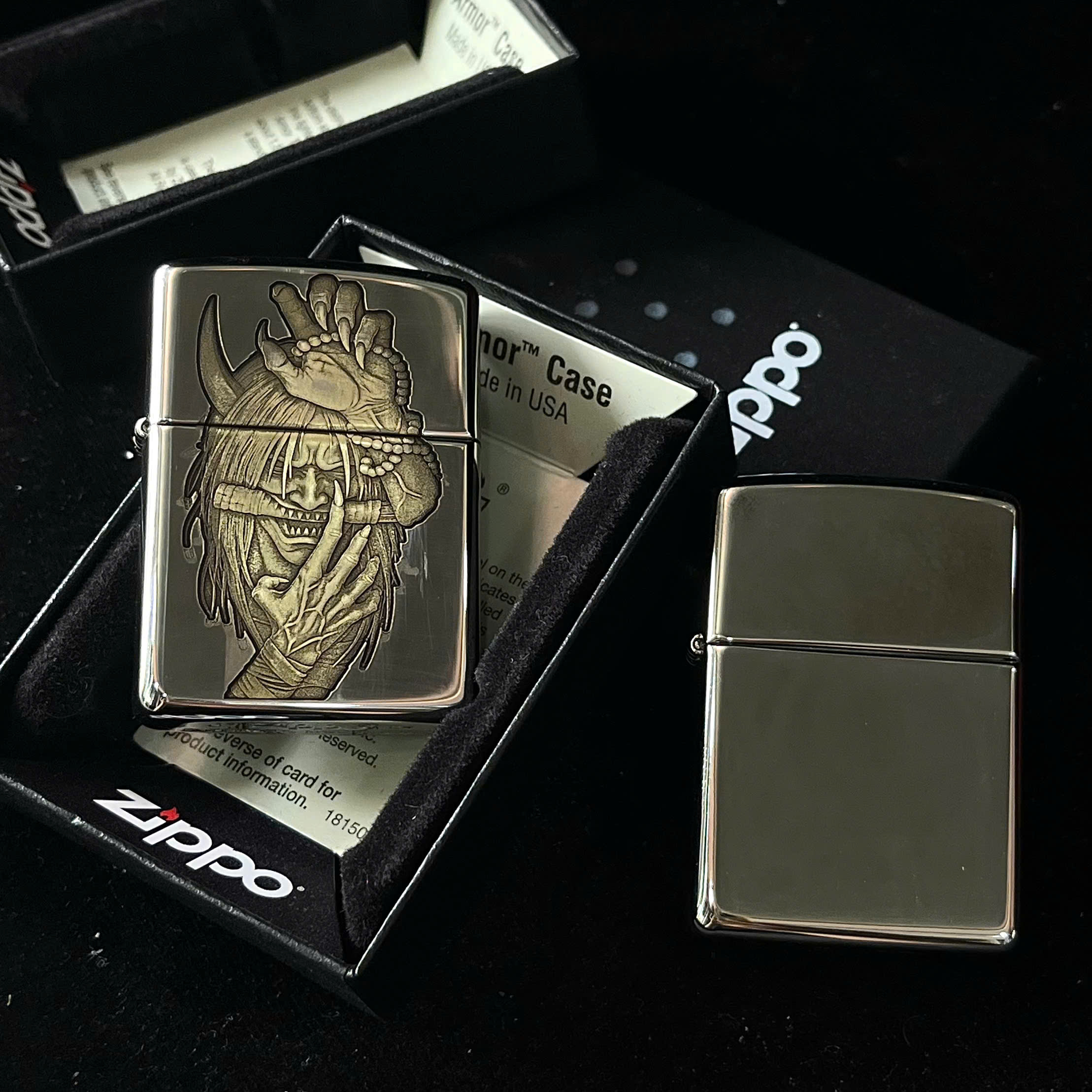 Bật lửa zippo khắc 3D chủ đề Quỷ Thủ 6 z7687075028333 9194711d4d4d4763135da2f7fab7b8ff