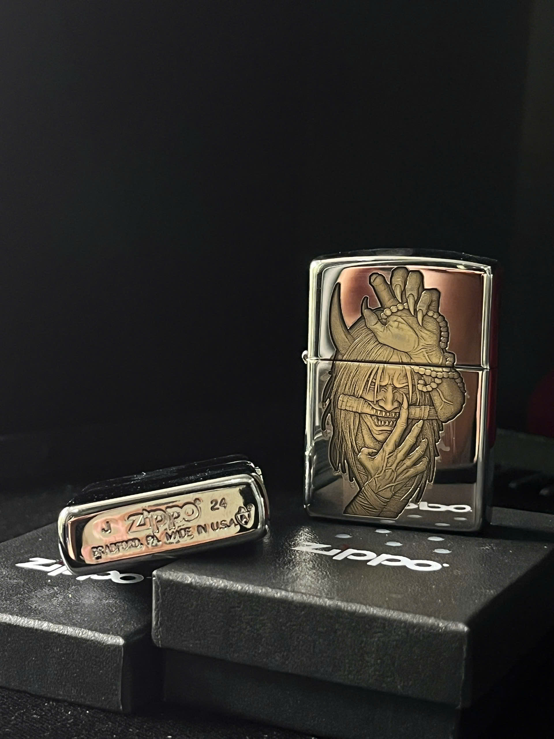 Bật lửa zippo khắc 3D chủ đề Quỷ Thủ 7 z7687075832688 af07e58f80958f7d662636e79f30a27d