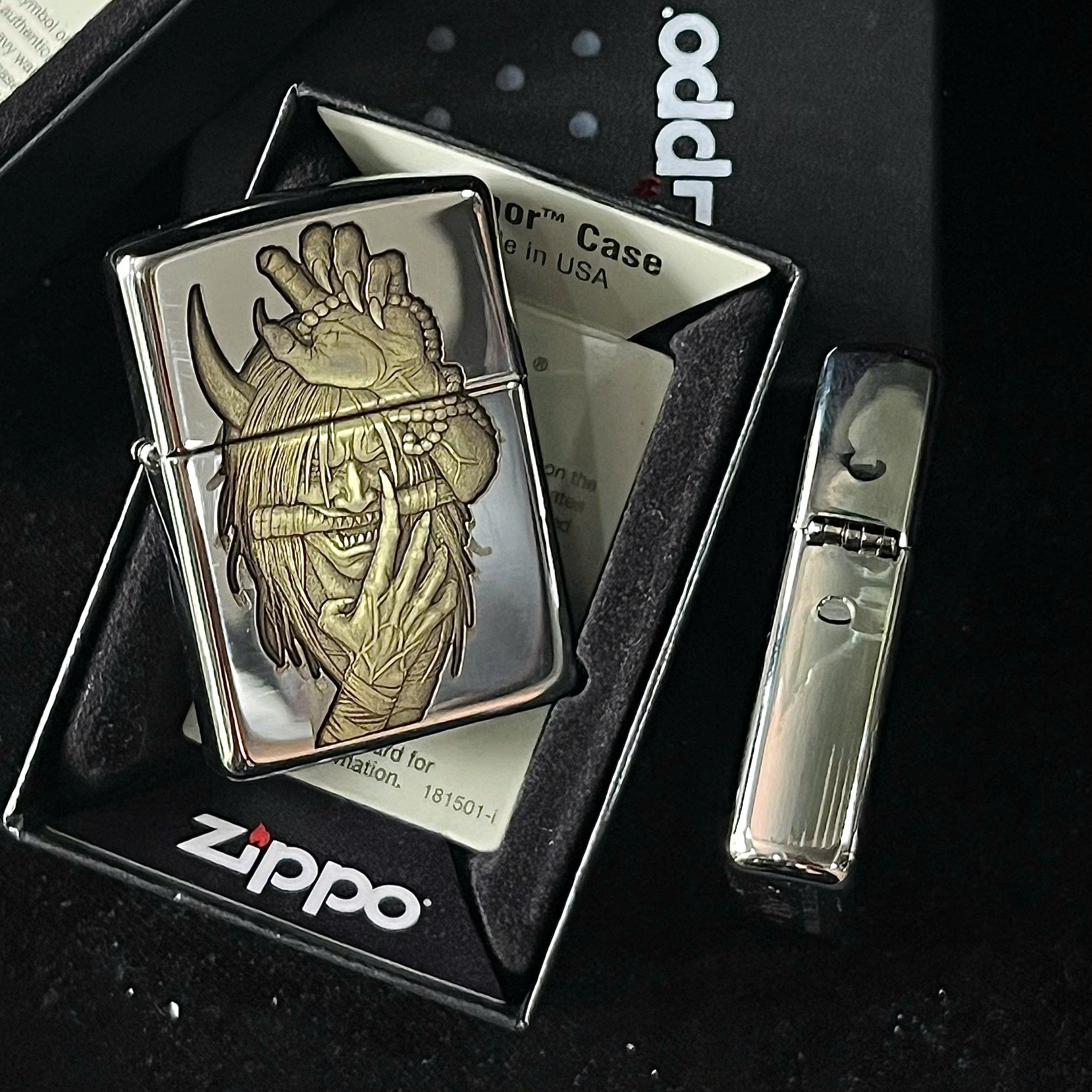 Bật lửa zippo khắc 3D chủ đề Quỷ Thủ 9 z7687076968125 f153b121d0b2270f87b80573ebb70bb7